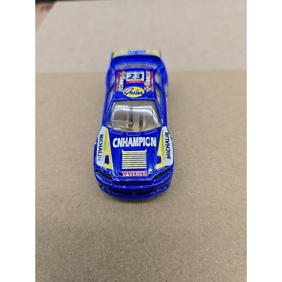 CHAMPION MICHALIN MOOPAR PARTS PAIBOX #23 BLUE 1:64 DIECAST 3" NASCAR RACE CAR - Picture 2 of 6